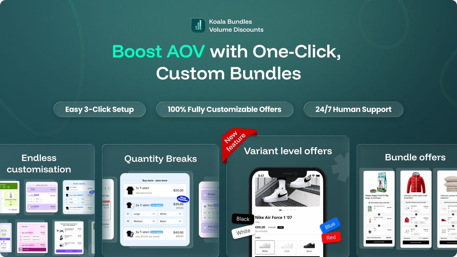 Koala Bundles Volume Discounts Shopify app banner