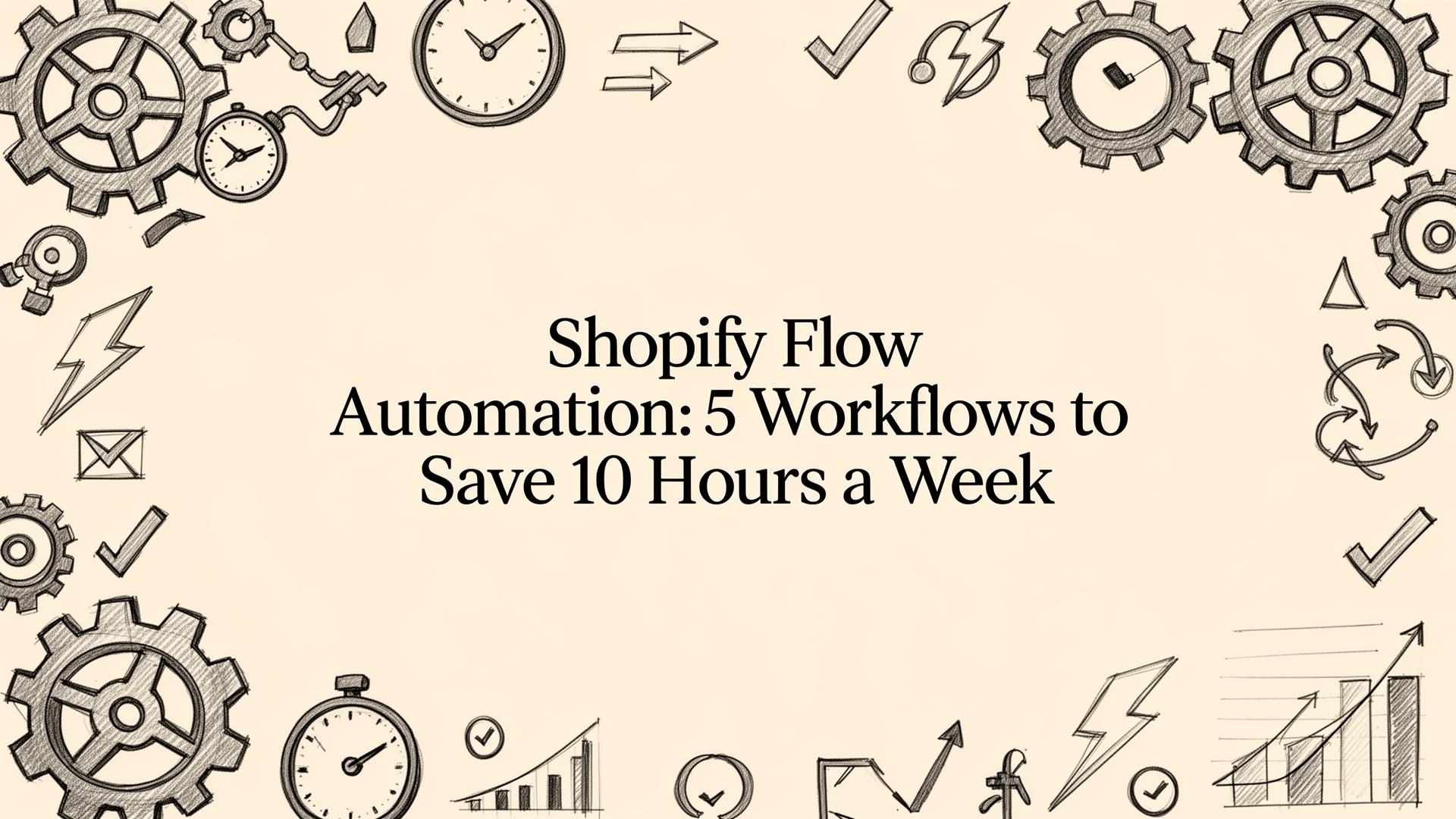 Shopify Flow Automation: 5 Workflows to Save 10 Hours a Week