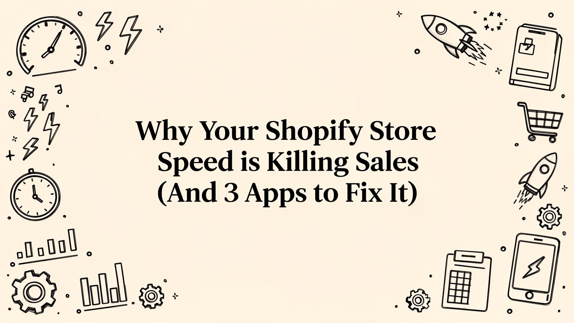 Why Your Shopify Store Speed is Killing Sales (And 3 Apps to Fix It)