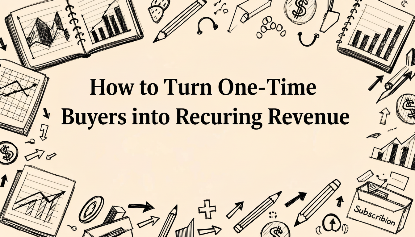 How to Turn One-Time Buyers into Recurring Revenue